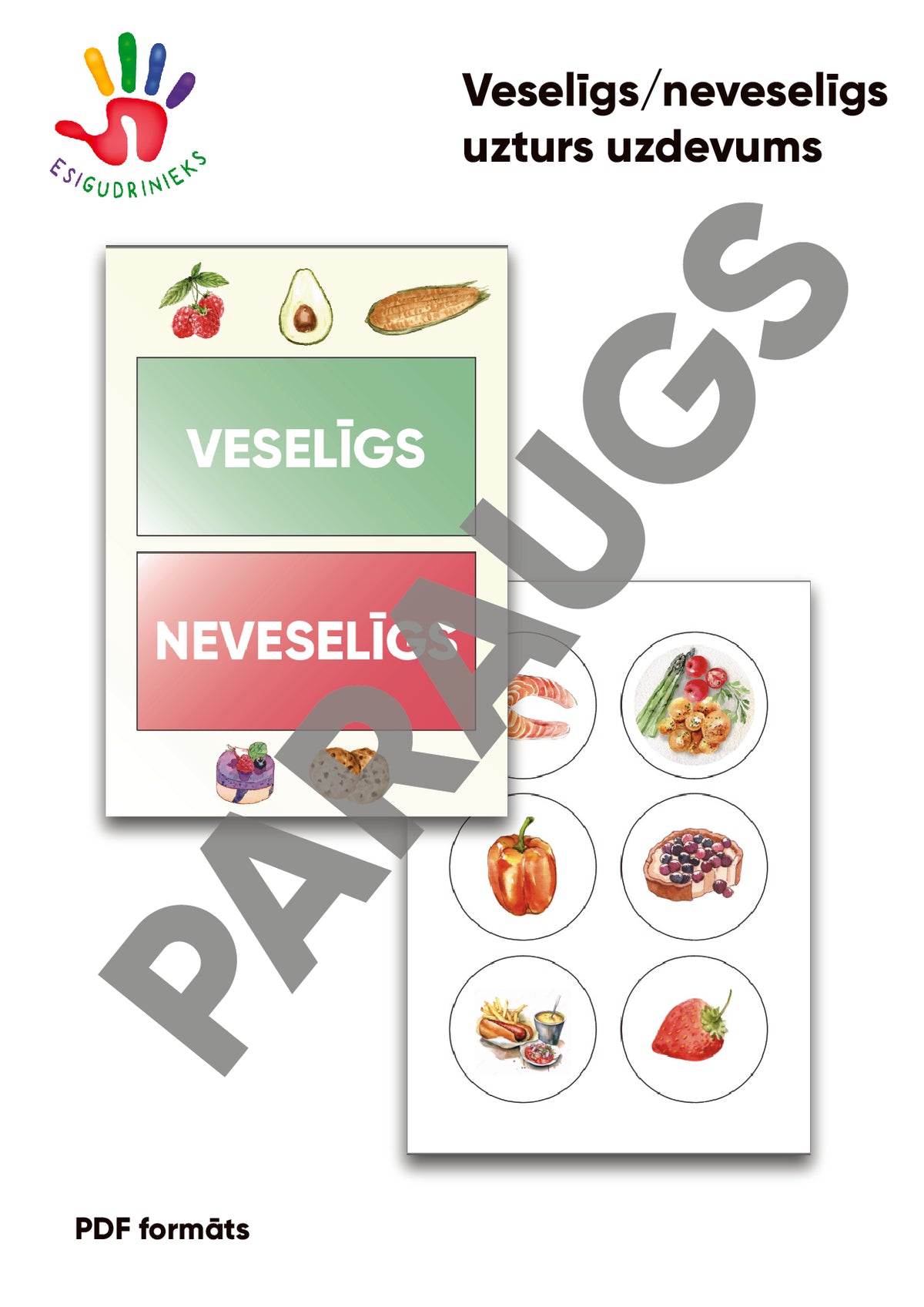 Veselīgi - neveselīgi