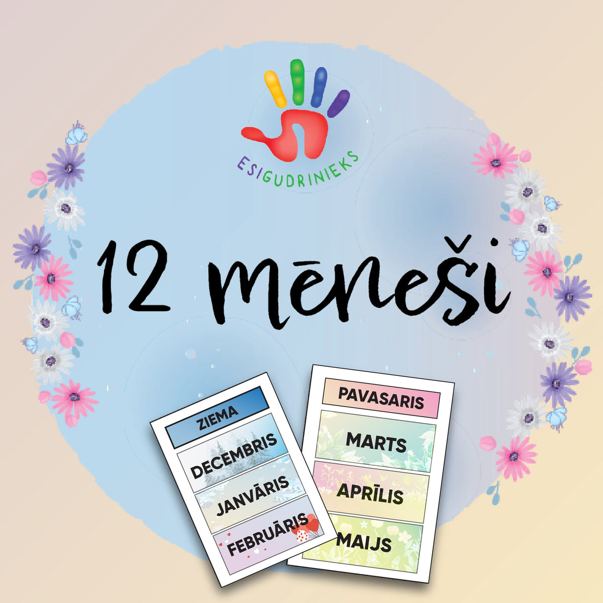 “12 mēneši” mēneši