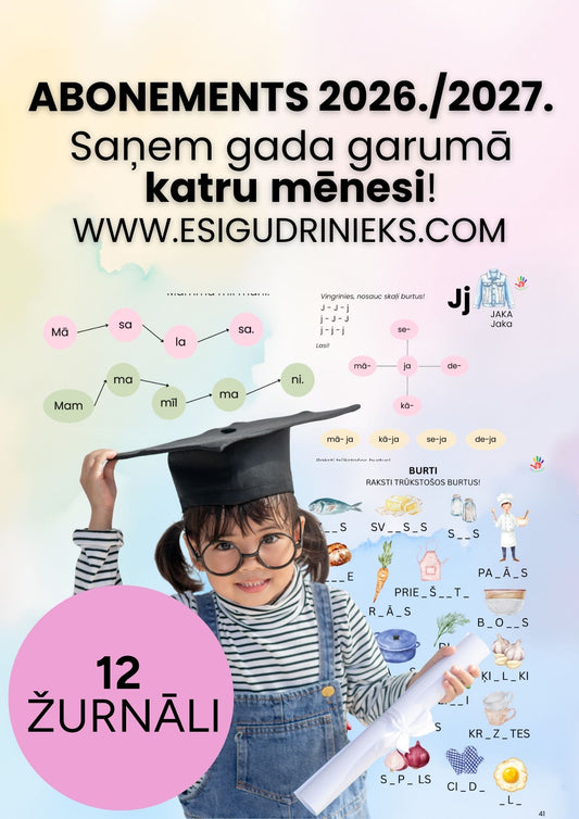 ŽURNĀLU ABONEMENTS 2026./2027. 4-6 GADIEM