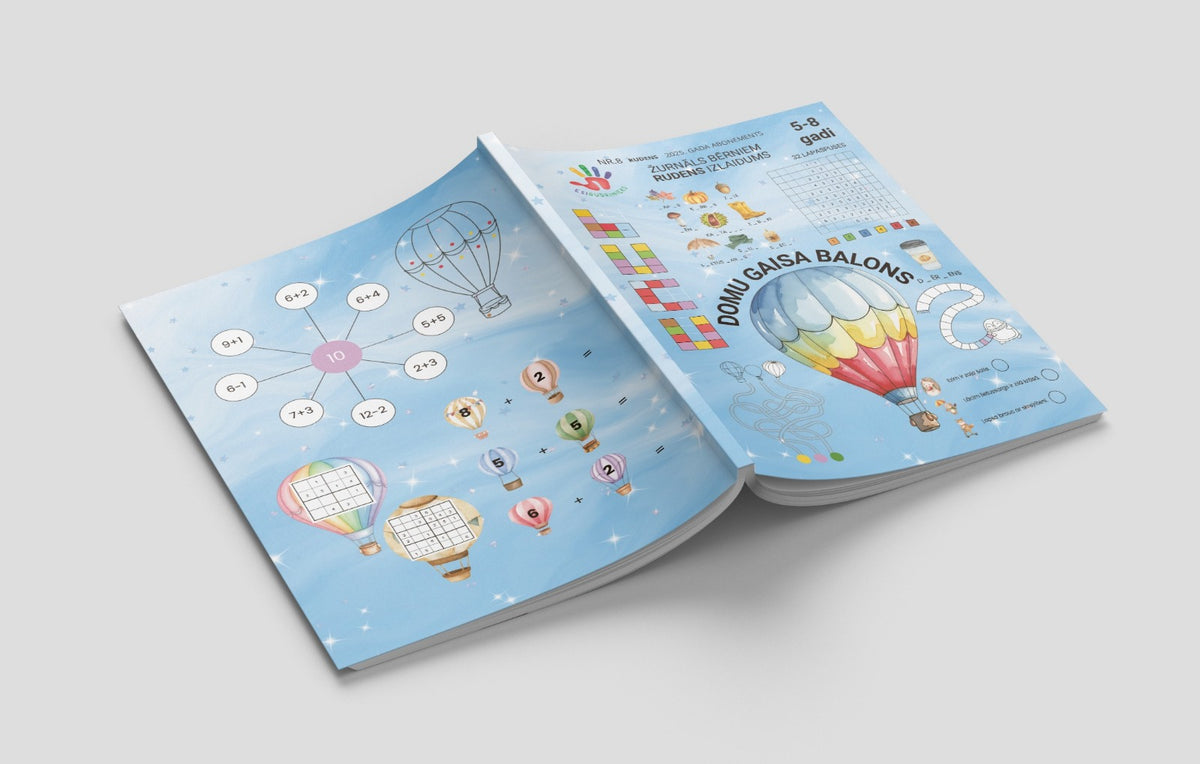 Žurnāls DOMU GAISA BALONS 5-8 gadiem