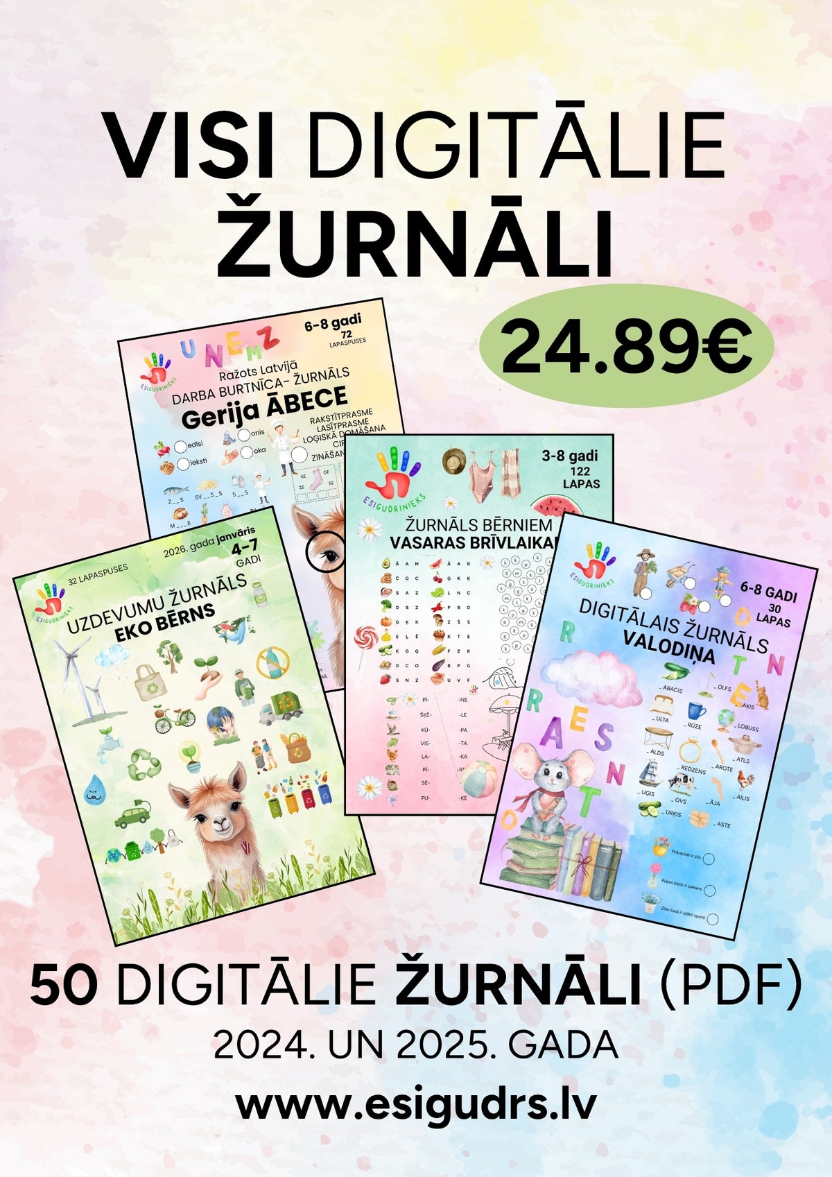 50 ŽURNĀLI (visi digitālie žurnāli)